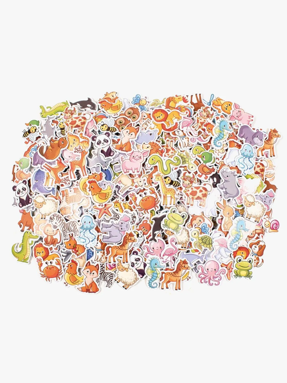 Kreativt Legetøj-Playbox Klistermærker Dyremotiv 500 Stk.