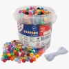 Kreativt Legetøj-Playbox Kongoperler i Spand 1200 Stk.