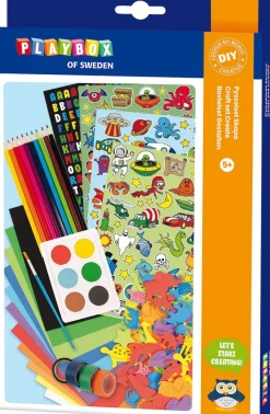 Kreativt Legetøj-Playbox Kreasæt Havet & Rummet