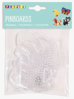 Kreativt Legetøj-Playbox Perleplader Dyr 4-pak