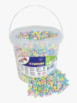 Kreativt Legetøj-Playbox Perler Pastel I Spand 10000 Stk