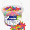 Kreativt Legetøj-Playbox Perler XL Neon I Spand 950 Stk