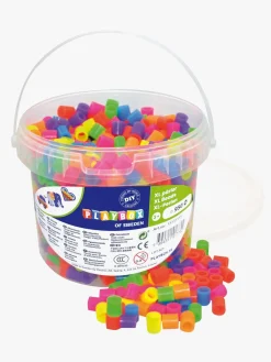 Kreativt Legetøj-Playbox Perler XL Neon I Spand 950 Stk