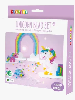 Kreativt Legetøj-Playbox Perlesæt Enhjørning 2000 Stk.