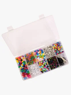 Kreativt Legetøj-Playbox Plastikperler i Opbevaringsæske