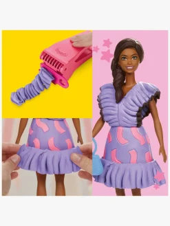 Dukker & Bamser|Kreativt Legetøj-PlayDoh Play-Doh Barbie Fashionista Modellervoks med Dukke Flæser Flerfarvet
