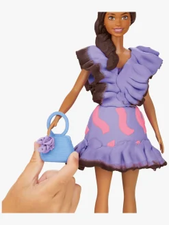 Dukker & Bamser|Kreativt Legetøj-PlayDoh Play-Doh Barbie Fashionista Modellervoks med Dukke Flæser Flerfarvet