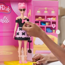 Kreativt Legetøj-PlayDoh Play-Doh Barbie Modellervoks med Dukke Designer-modeshow