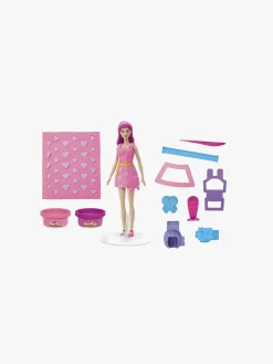 Dukker & Bamser|Kreativt Legetøj-PlayDoh Play-Doh Barbie Modellervoks med Dukke Hjerte & Hår Flerfarvet