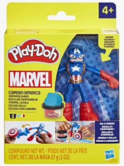Kreativt Legetøj-PlayDoh Play-Doh Captain America Stamping Shield Legesæt Flerfarvet