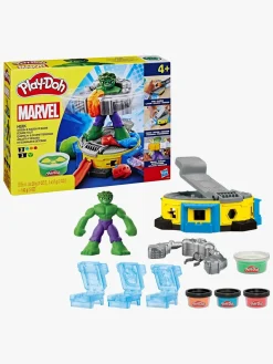 Kreativt Legetøj-PlayDoh Play-Doh Den Fantastiske Hulk Smash And Squish Legesæt Flerfarvet