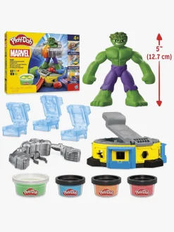 Kreativt Legetøj-PlayDoh Play-Doh Den Fantastiske Hulk Smash And Squish Legesæt Flerfarvet