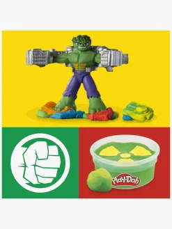 Kreativt Legetøj-PlayDoh Play-Doh Den Fantastiske Hulk Smash And Squish Legesæt Flerfarvet