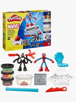 Kreativt Legetøj-PlayDoh Play-Doh Spider-Man Launch And Slice Battle Legesæt Flerfarvet
