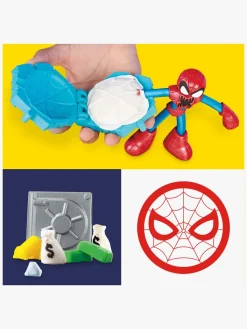 Kreativt Legetøj-PlayDoh Play-Doh Spider-Man Launch And Slice Battle Legesæt Flerfarvet