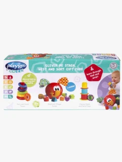 Babylegetøj|Dåbsgaver-PlayGro Clever Me Stack Sort And Nest Stablelegetøj