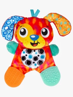 Babylegetøj-PlayGro Crinkle Blankie Penny Puppy Aktivitetslegetøj