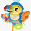 Babylegetøj-PlayGro Crinkle Blankie Tamika Toucan Aktivitetslegetøj