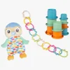 Babylegetøj-PlayGro Eco Play Activity Gavesæt Pingvin