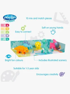 Babylegetøj-PlayGro  Mix & Match Dinosaurer Build And Play Aktivitetslegetøj