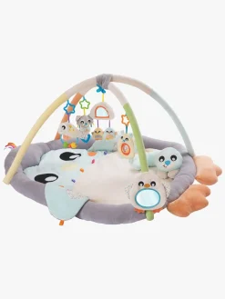 Babylegetøj-PlayGro Snuggle me Tummy time Aktivitetstæppe Penguin