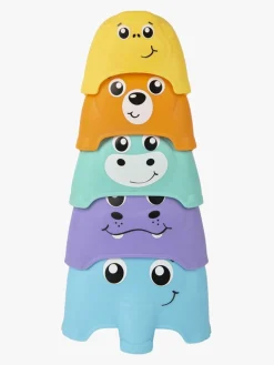 Babylegetøj-PlayGro Stabeldyr Sort