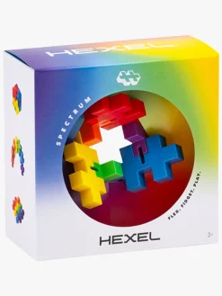Spil & Puslespil-PlusPlus Plus-Plus HEXEL Fidget Legetøj Spectrum Flerfarvet