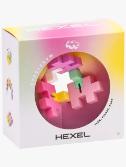 Spil & Puslespil-PlusPlus Plus-Plus HEXEL Fidget Legetøj Bubblegum Lyserød/Flerfarvet