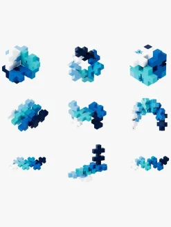 Spil & Puslespil-PlusPlus Plus-Plus HEXEL Fidget Legetøj Waterfall Blå/Flerfarvet