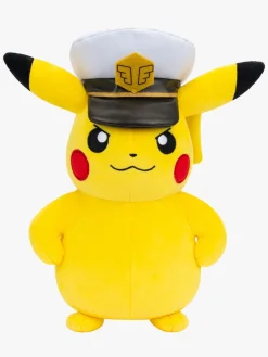Dukker & Bamser-Pokemon Pokémon Bamse Captain Pikachu 20 cm