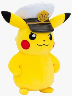 Dukker & Bamser-Pokemon Pokémon Bamse Captain Pikachu 20 cm