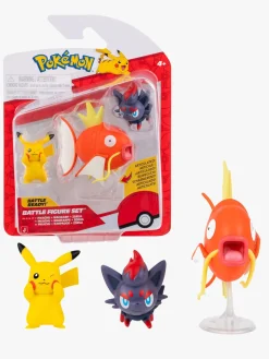 Legetøjsfigurer-Pokemon Pokémon Battle Figursæt 3-pak Flerfarvet