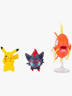 Legetøjsfigurer-Pokemon Pokémon Battle Figursæt 3-pak Flerfarvet