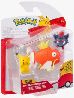 Legetøjsfigurer-Pokemon Pokémon Battle Figursæt 3-pak Flerfarvet