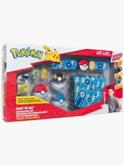 Legetøjsfigurer-Pokemon Pokémon Clip 'N' Go Bandolier-taske Legesæt med Poké-ball