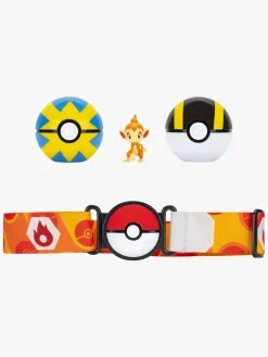 Legetøjsfigurer-Pokemon Pokémon Clip 'N' Go Legesæt Bælte Chimchar