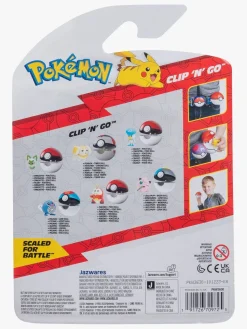 Legetøjsfigurer-Pokemon Pokémon Clip 'N' Go Legesæt Quaxly med Poké Ball Flerfarvet