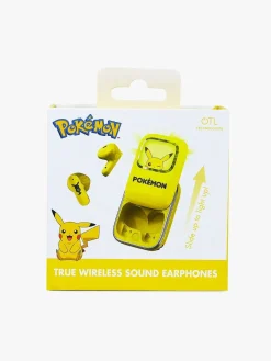Elektronik & Media-OTLTechnologies Pokémon Høretelefoner In-Ear TWS med LED Pikachu Gul