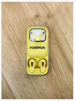 Elektronik & Media-OTLTechnologies Pokémon Høretelefoner In-Ear TWS med LED Pikachu Gul