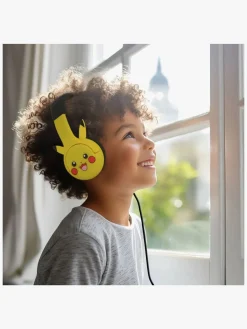 Elektronik & Media-OTLTechnologies Pokémon Høretelefoner med Ører 85dB Pikachu Gul