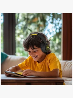 Elektronik & Media-OTLTechnologies Pokémon Høretelefoner Trådløse med LED Sharing AUX Sort