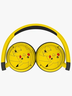 Elektronik & Media-OTLTechnologies Pokémon Høretelefoner Trådløse 85dB-95dB Sharing AUX Gul