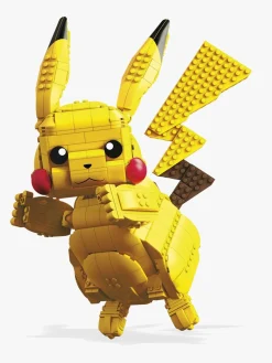 Legetøjsfigurer-MegaConstrux Pokémon Mega Construx Jumbo Pikachu, 600 dele Gul