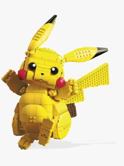 Legetøjsfigurer-MegaConstrux Pokémon Mega Construx Jumbo Pikachu, 600 dele Gul