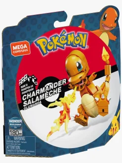 Legetøjsfigurer-MegaConstrux Pokémon Mega Construx Medium Charmander, 180 dele