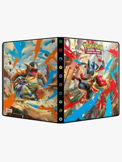 Spil & Puslespil-Pokemon Pokémon Portfolio 9-P Poké SV11 Mappe til Samlekort