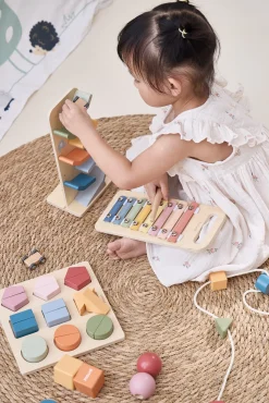 Babylegetøj-PolarB Grow-with-Me Aktivitetssæt Colour Crafters 18-24 Måneder Flerfarvet