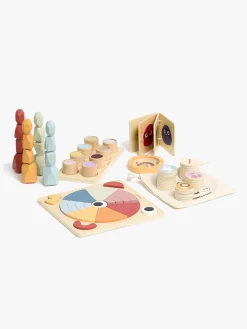 Motorisk Legetøj-PolarB Grow-with-Me Aktivitetssæt Free Spirits 36+ Måneder Hvid