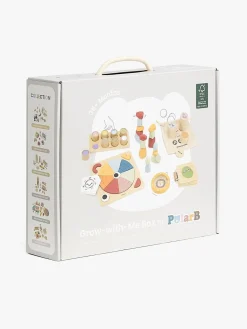 Motorisk Legetøj-PolarB Grow-with-Me Aktivitetssæt Free Spirits 36+ Måneder Hvid