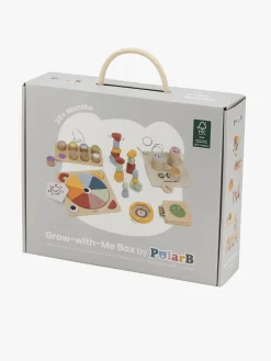 Motorisk Legetøj-PolarB Grow-with-Me Aktivitetssæt Free Spirits 36+ Måneder Hvid
